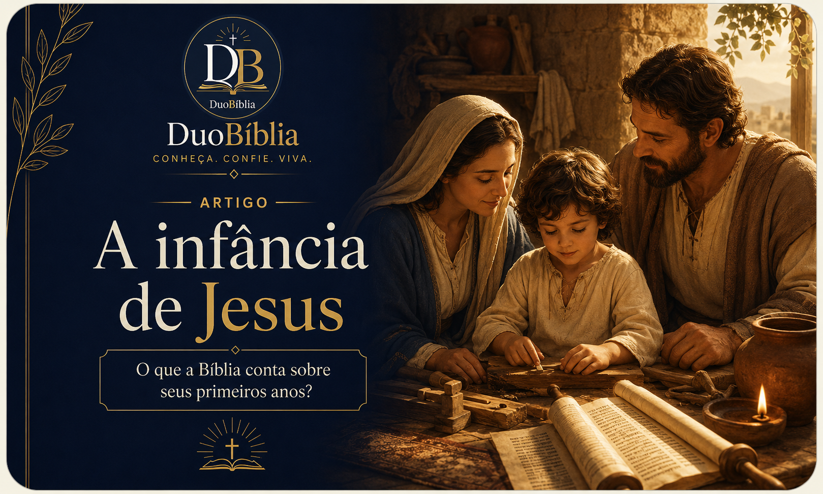 Artigo: A infância de Jesus: o que a Bíblia conta sobre seus primeiros anos?